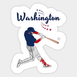Washington USA Baseball | America's Sports Cities Sticker